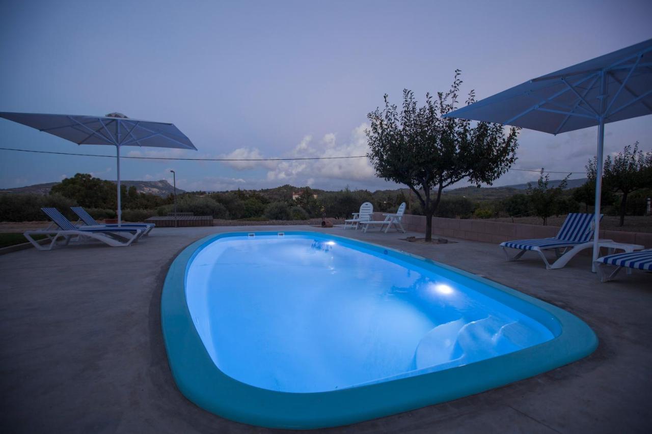 The Olive Grove Villa Private Pool With Star Links Wifi Theológos Exterior foto