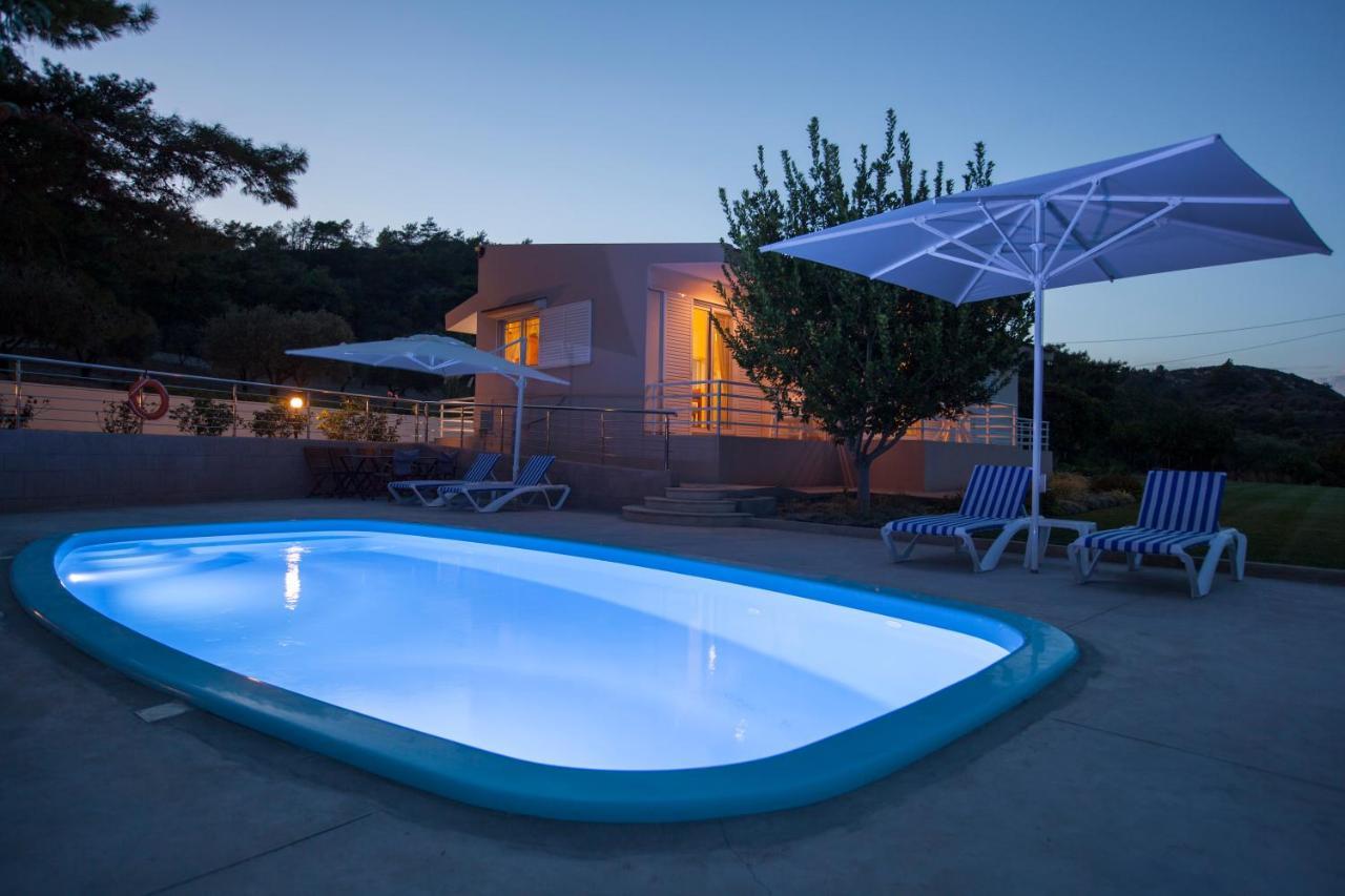 The Olive Grove Villa Private Pool With Star Links Wifi Theológos Exterior foto